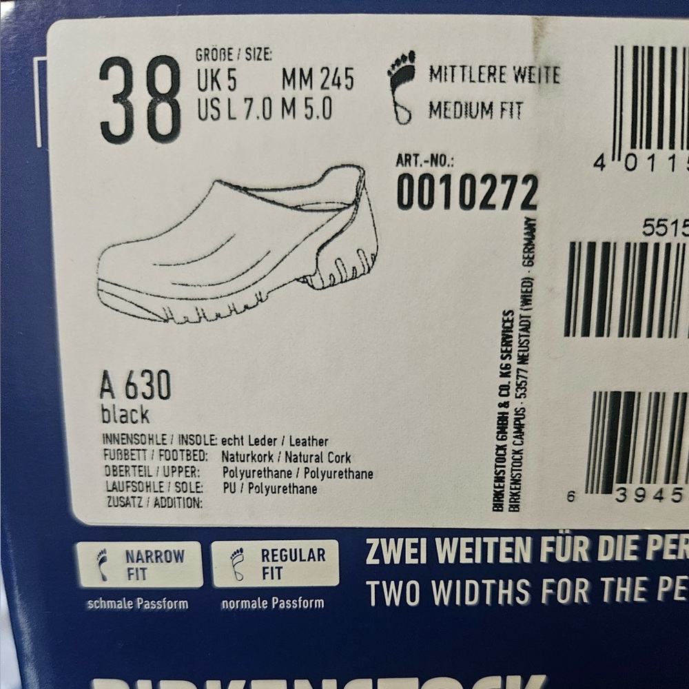 Birkenstock Black Work Shoes - Picture 8 of 8